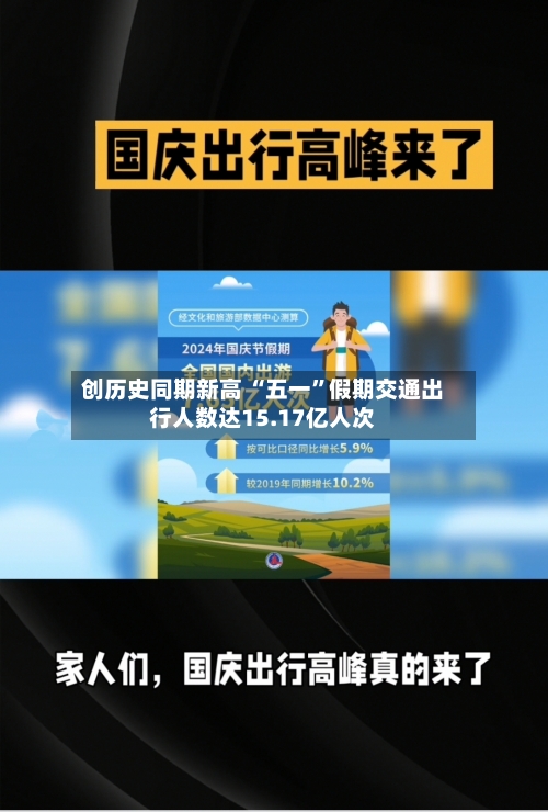 创历史同期新高 “五一”假期交通出行人数达15.17亿人次