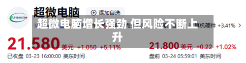 超微电脑增长强劲 但风险不断上升-第3张图片