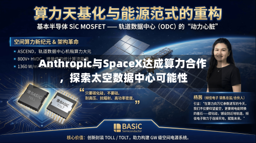 Anthropic与SpaceX达成算力合作，探索太空数据中心可能性