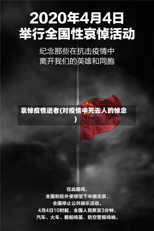 哀悼疫情逝者(对疫情中死去人的悼念)