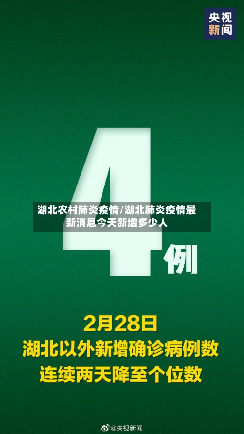湖北农村肺炎疫情/湖北肺炎疫情最新消息今天新增多少人