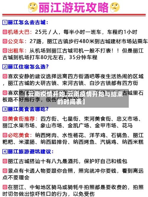 【云南疫情开始,云南疫情开始与结束的时间表】-第2张图片