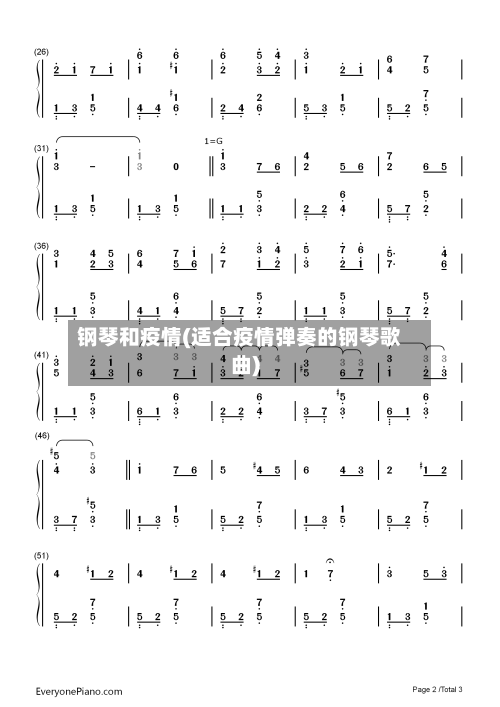 钢琴和疫情(适合疫情弹奏的钢琴歌曲)