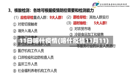 11日喀什疫情(喀什疫情11月11)