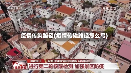 疫情传染路径(疫情传染路径怎么写)