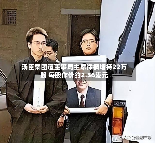 汤臣集团遭董事局主席徐枫增持22万股 每股作价约2.36港元