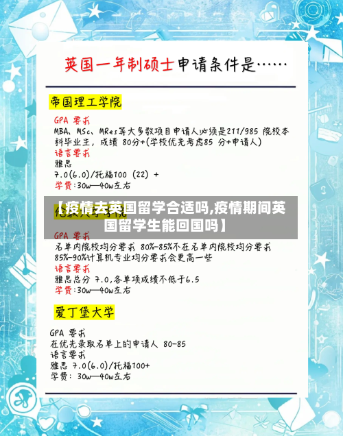 【疫情去英国留学合适吗,疫情期间英国留学生能回国吗】-第2张图片