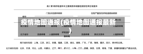 疫情地图通报(疫情地图通报最新)-第3张图片