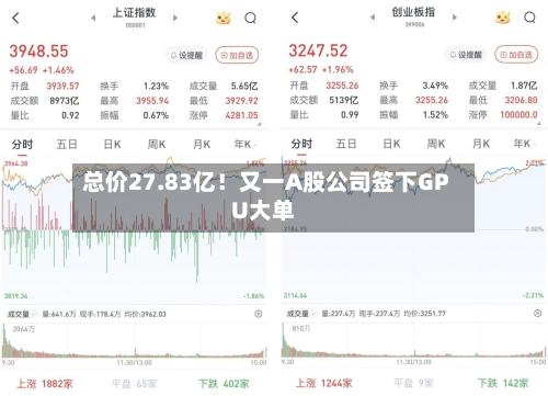 总价27.83亿！又一A股公司签下GPU大单-第2张图片