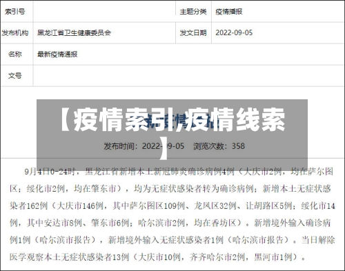 【疫情索引,疫情线索】-第3张图片