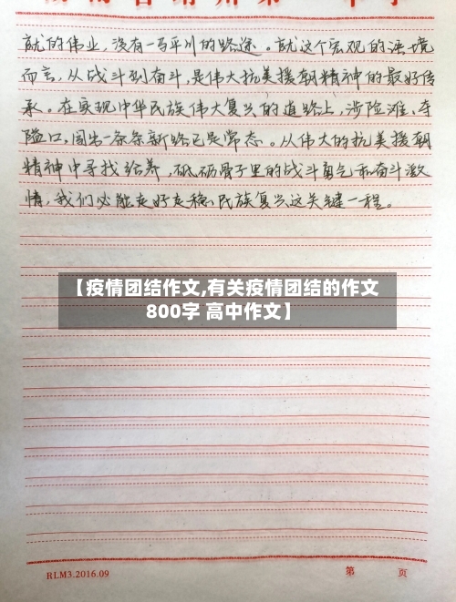 【疫情团结作文,有关疫情团结的作文800字 高中作文】-第2张图片