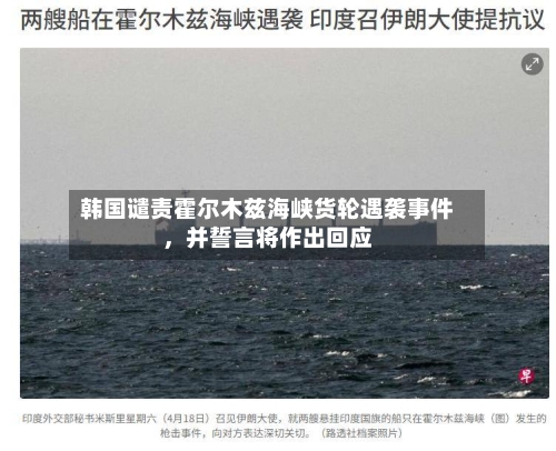 韩国谴责霍尔木兹海峡货轮遇袭事件，并誓言将作出回应