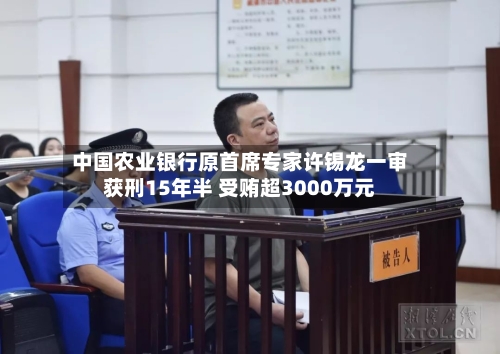中国农业银行原首席专家许锡龙一审获刑15年半 受贿超3000万元-第2张图片