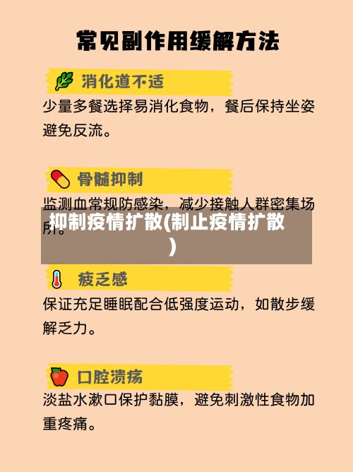 抑制疫情扩散(制止疫情扩散)-第3张图片