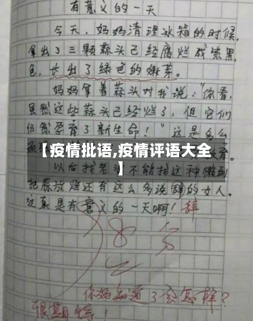 【疫情批语,疫情评语大全】-第3张图片