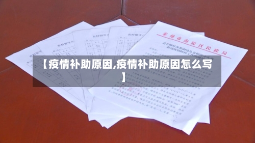 【疫情补助原因,疫情补助原因怎么写】-第3张图片