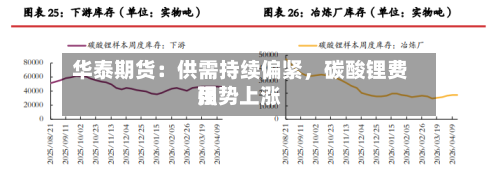 华泰期货：供需持续偏紧，碳酸锂费用强势上涨-第3张图片