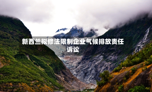 新西兰拟修法限制企业气候排放责任诉讼-第3张图片