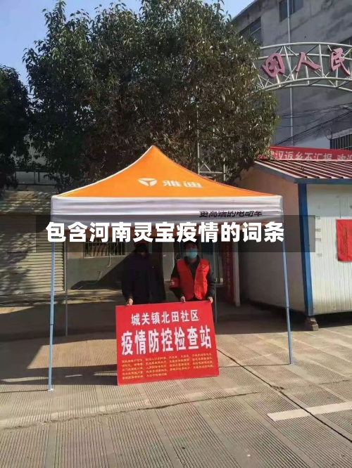 包含河南灵宝疫情的词条-第2张图片
