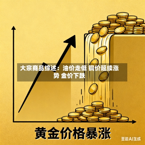 大宗商品综述：油价走低 铜价延续涨势 金价下跌