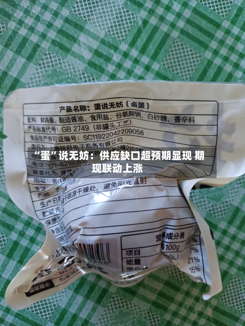 “蛋”说无妨：供应缺口超预期显现 期现联动上涨