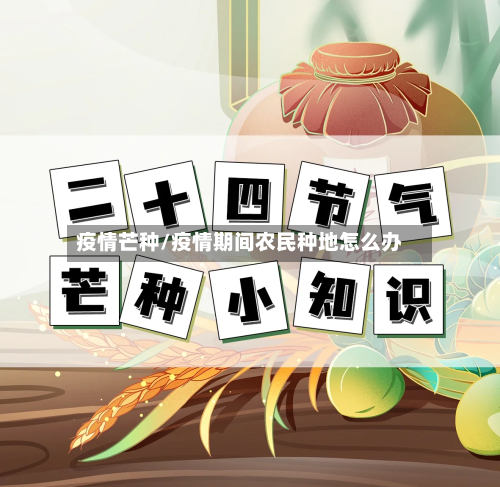 疫情芒种/疫情期间农民种地怎么办