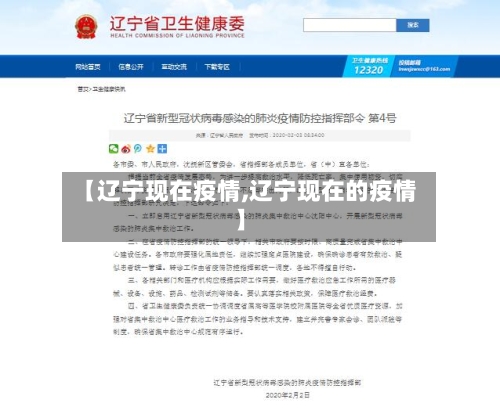 【辽宁现在疫情,辽宁现在的疫情】