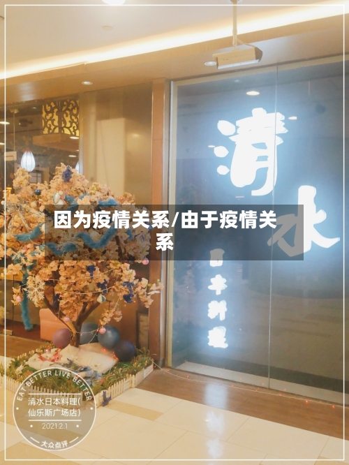 因为疫情关系/由于疫情关系