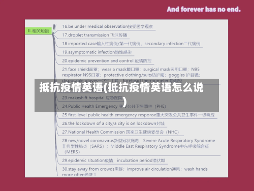 抵抗疫情英语(抵抗疫情英语怎么说)