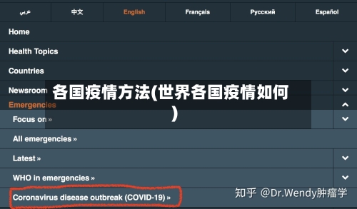 各国疫情方法(世界各国疫情如何)