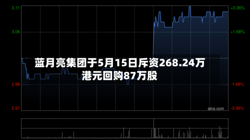 蓝月亮集团于5月15日斥资268.24万港元回购87万股