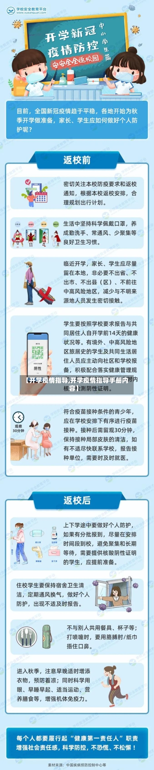 【开学疫情指导,开学疫情指导手册内容】
