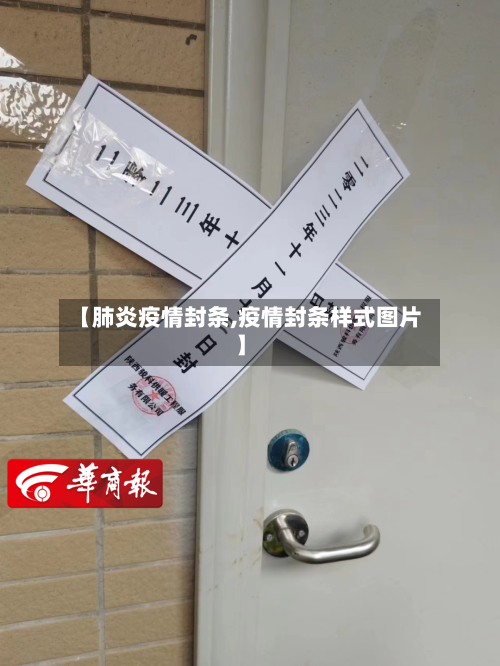 【肺炎疫情封条,疫情封条样式图片】