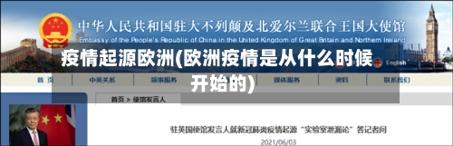 疫情起源欧洲(欧洲疫情是从什么时候开始的)