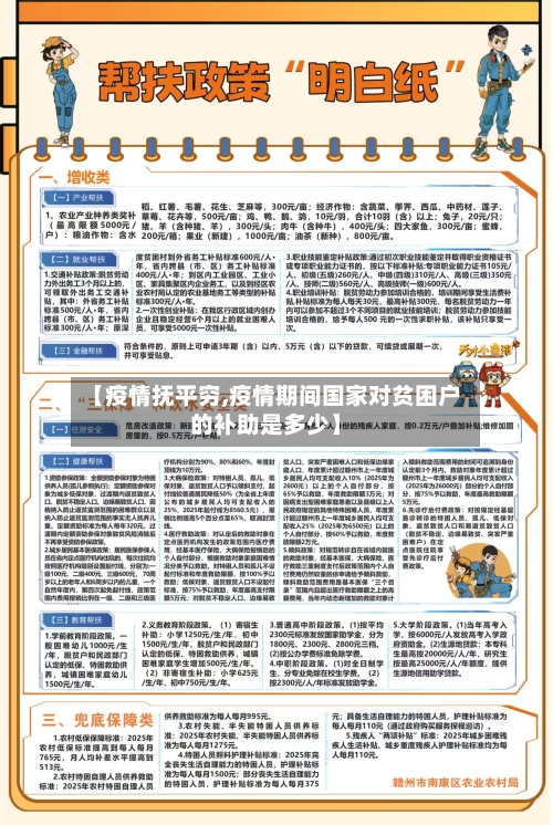 【疫情抚平穷,疫情期间国家对贫困户的补助是多少】