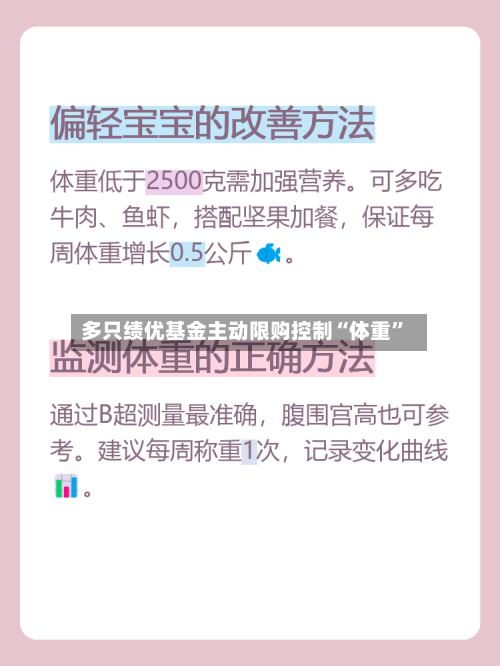 多只绩优基金主动限购控制“体重”