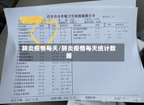 肺炎疫情每天/肺炎疫情每天统计数据