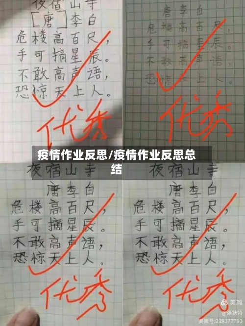 疫情作业反思/疫情作业反思总结