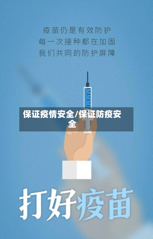 保证疫情安全/保证防疫安全