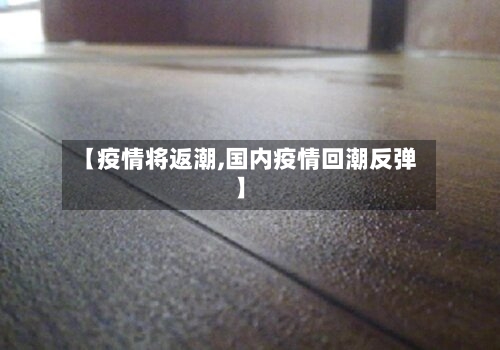 【疫情将返潮,国内疫情回潮反弹】