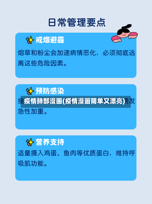疫情肺部漫画(疫情漫画简单又漂亮)