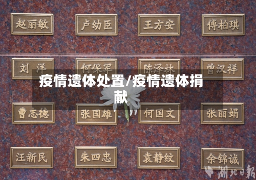 疫情遗体处置/疫情遗体捐献