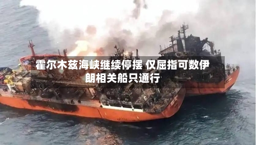 霍尔木兹海峡继续停摆 仅屈指可数伊朗相关船只通行