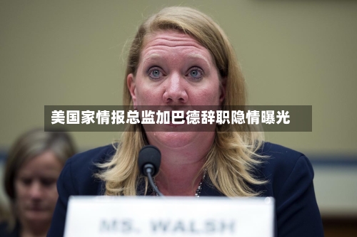 美国家情报总监加巴德辞职隐情曝光