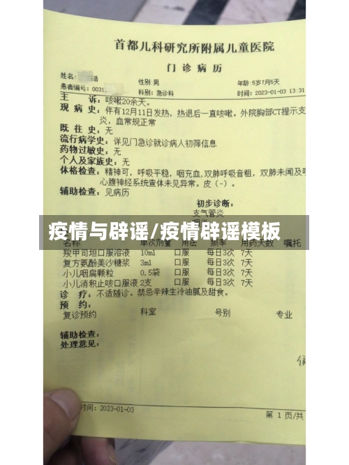 疫情与辟谣/疫情辟谣模板