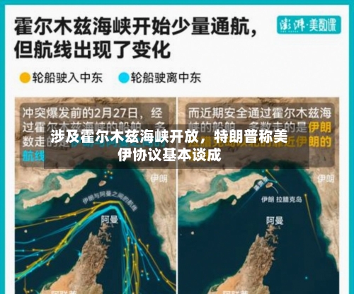涉及霍尔木兹海峡开放，特朗普称美伊协议基本谈成