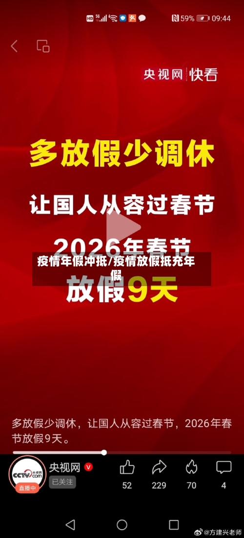 疫情年假冲抵/疫情放假抵充年假
