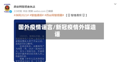 国外疫情谣言/新冠疫情外媒造谣