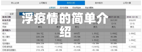 浮疫情的简单介绍