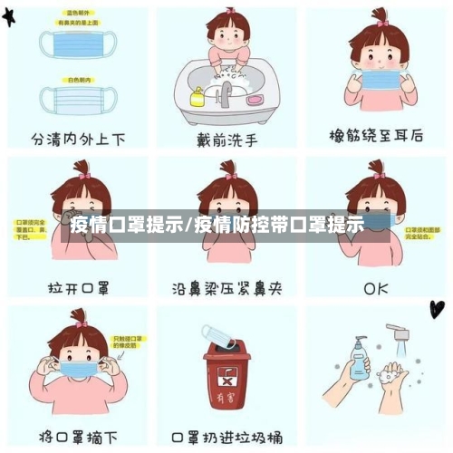 疫情口罩提示/疫情防控带口罩提示